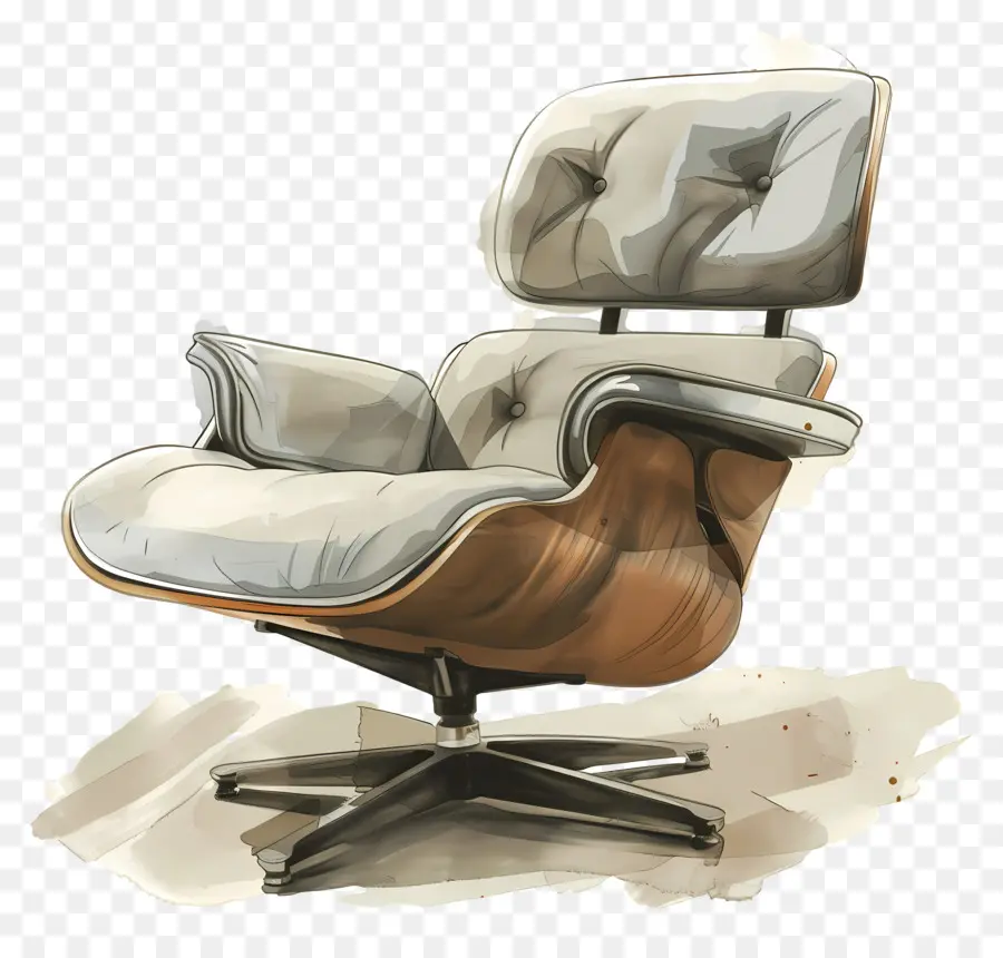 Eames，Tapicería Gris PNG