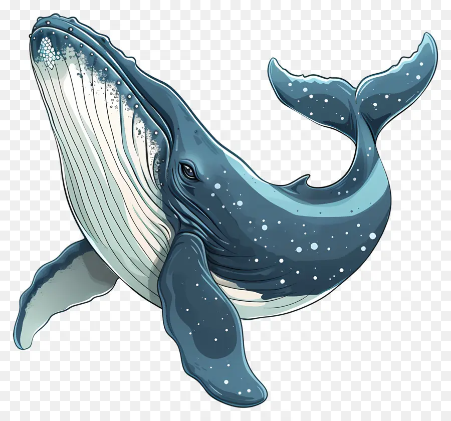 Ballena，Azul PNG