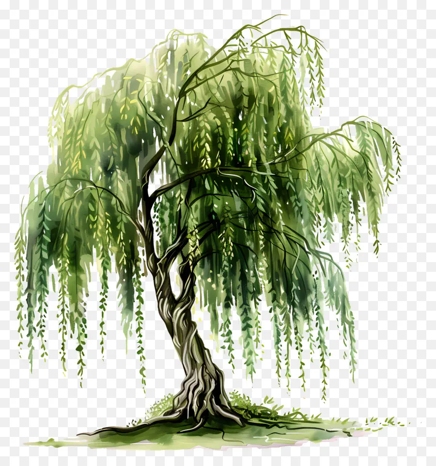 árbol De Sauce，Ramas Llorosas PNG