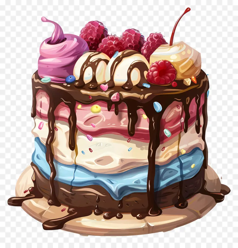 Pastel De Helado，Pastel PNG