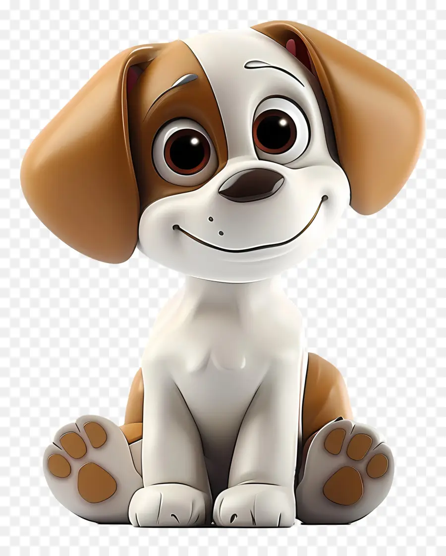 Puppy Lindo Animado，Perro De Dibujos Animados PNG