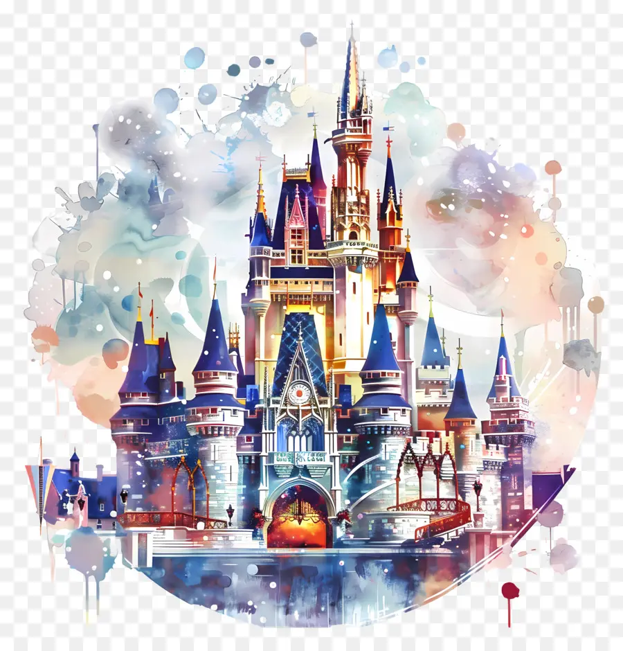 El Castillo De Disney，Castillo De Cenicienta PNG