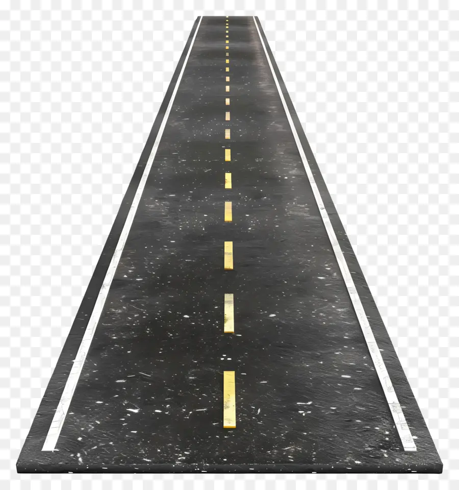 Carretera De Asfalto，Línea Recta PNG