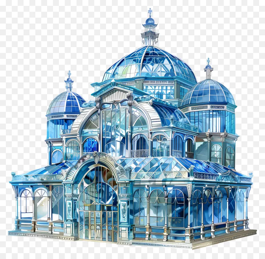 Palacio De Cristal，Construcción PNG