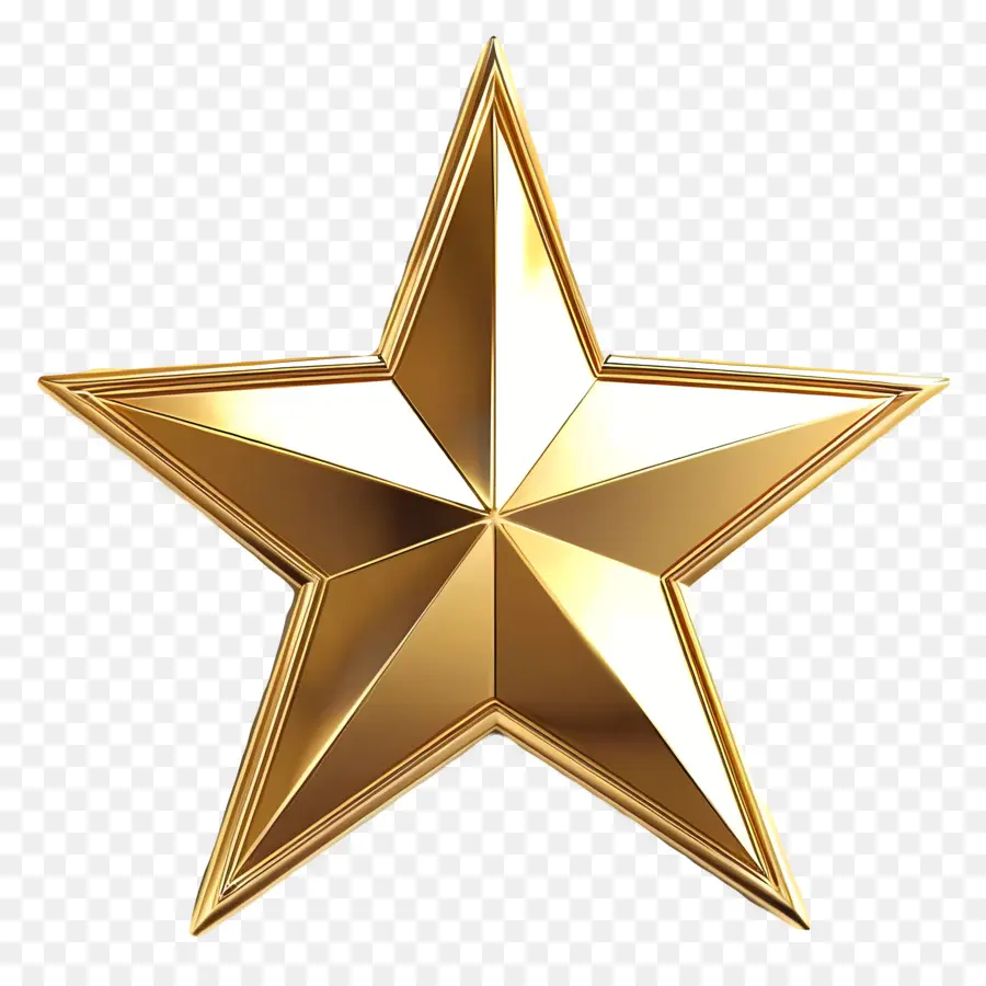 Estrella De Oro，Estrella De Metal PNG