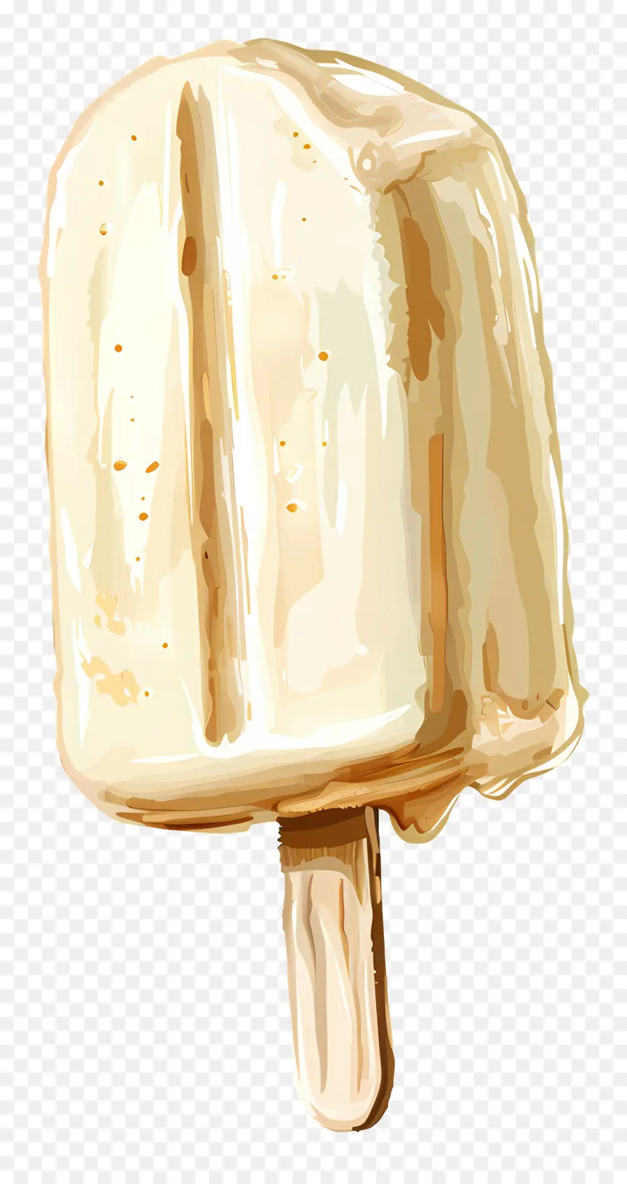 Palo De Helado，Helado De Vainilla PNG