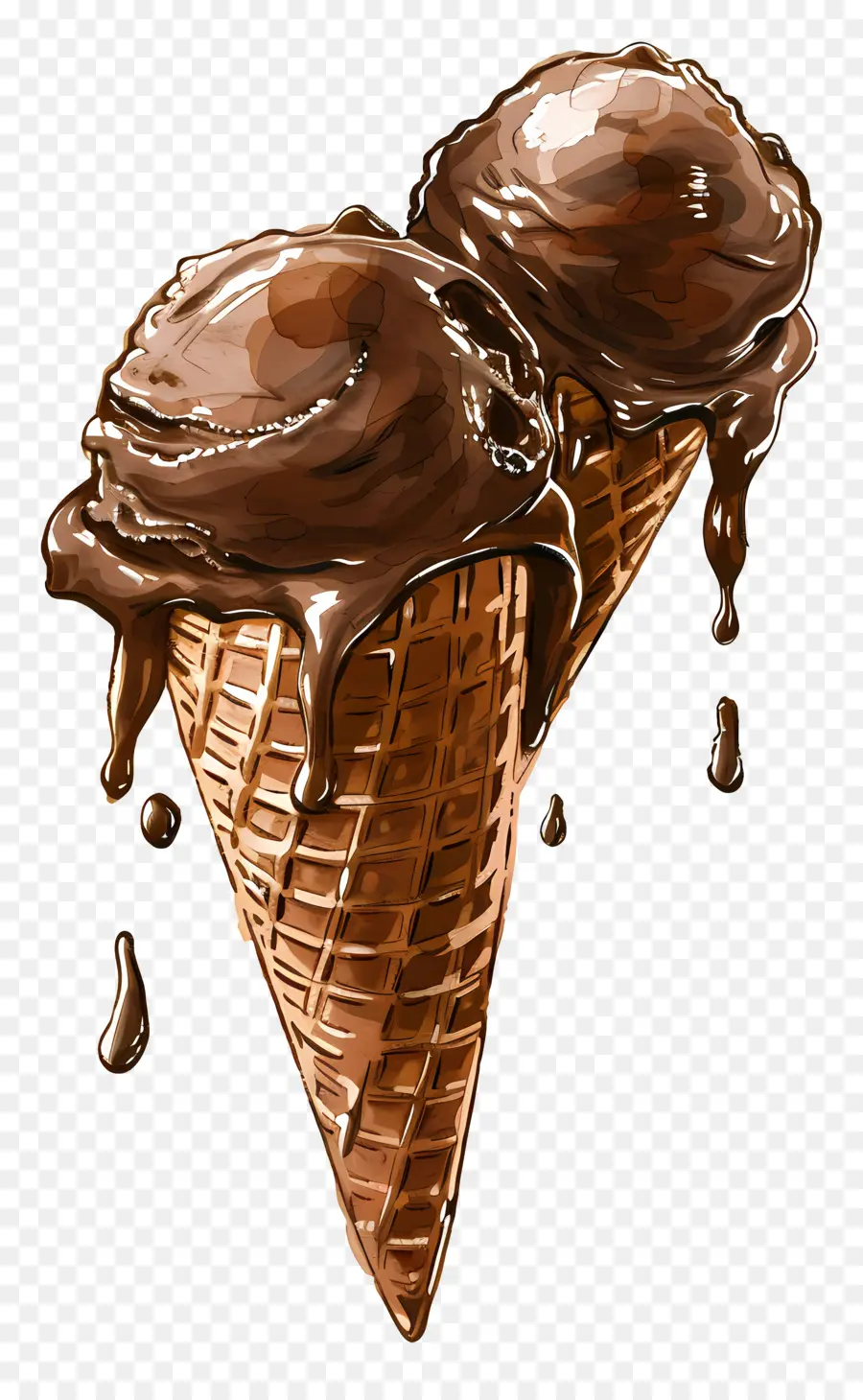 Helado De Chocolate，El Helado De Chocolate PNG