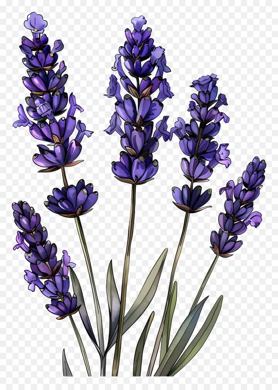 La Flor De Lavanda，Las Flores De Lavanda PNG