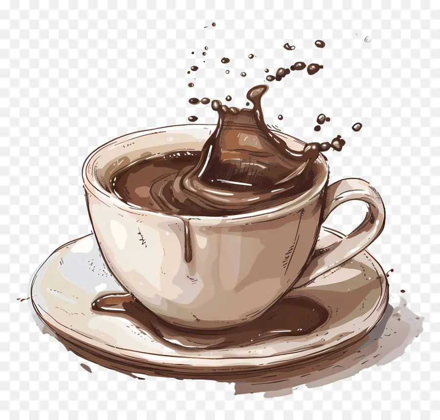 Café，Chocolate Caliente PNG