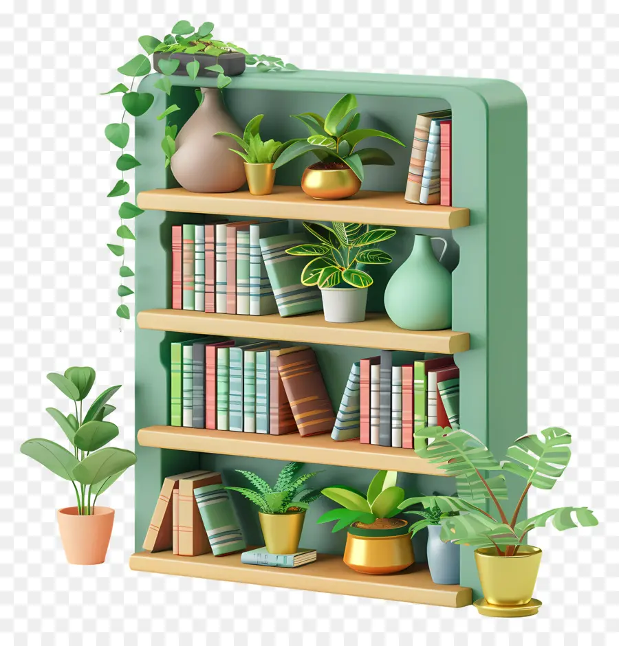 Estantería，Bookshelf PNG