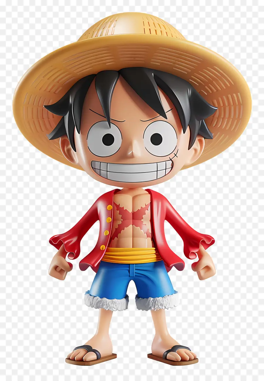 Figura De Acción Luffy，One Piece Anime PNG