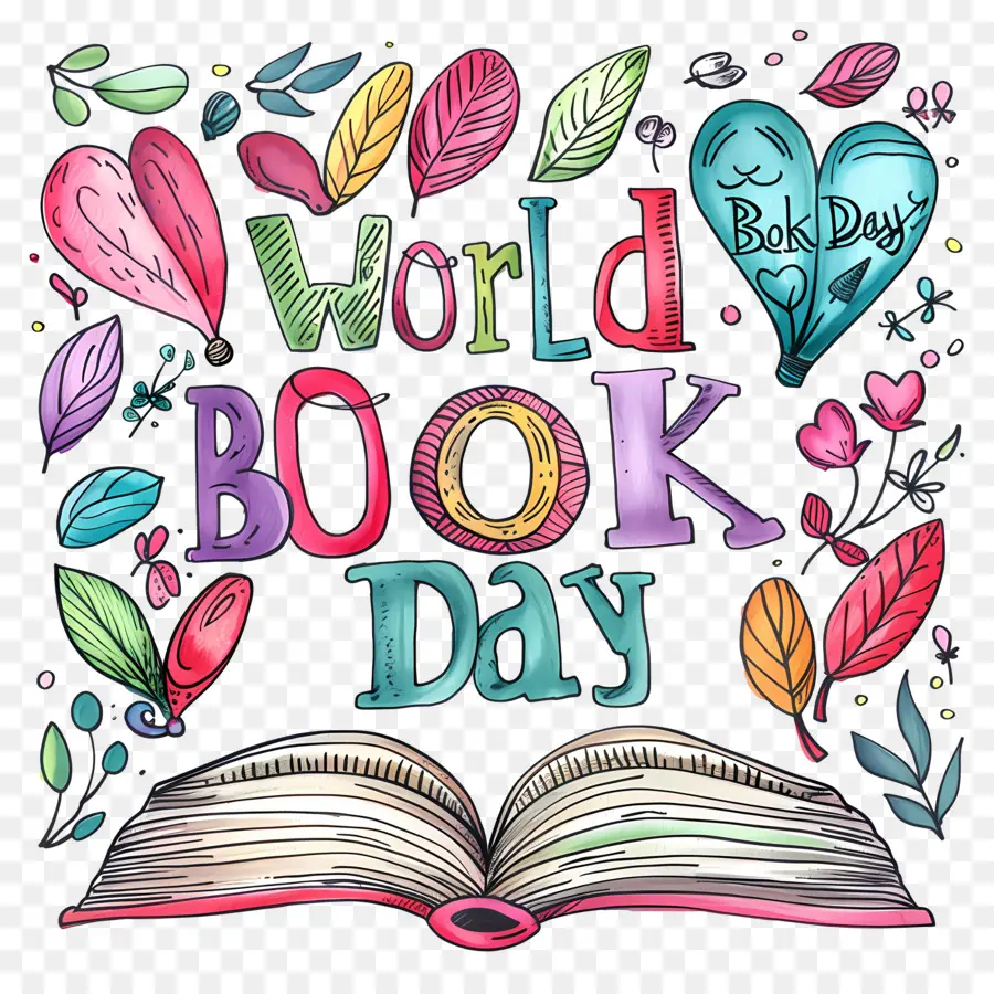 Mundo El Día Del Libro，Dibujado A Mano PNG