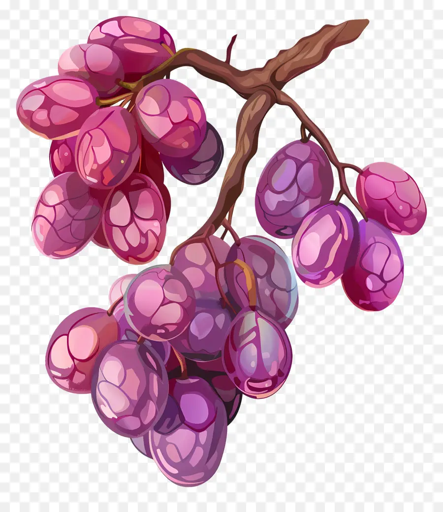 La Fruta，Las Uvas Rojas PNG