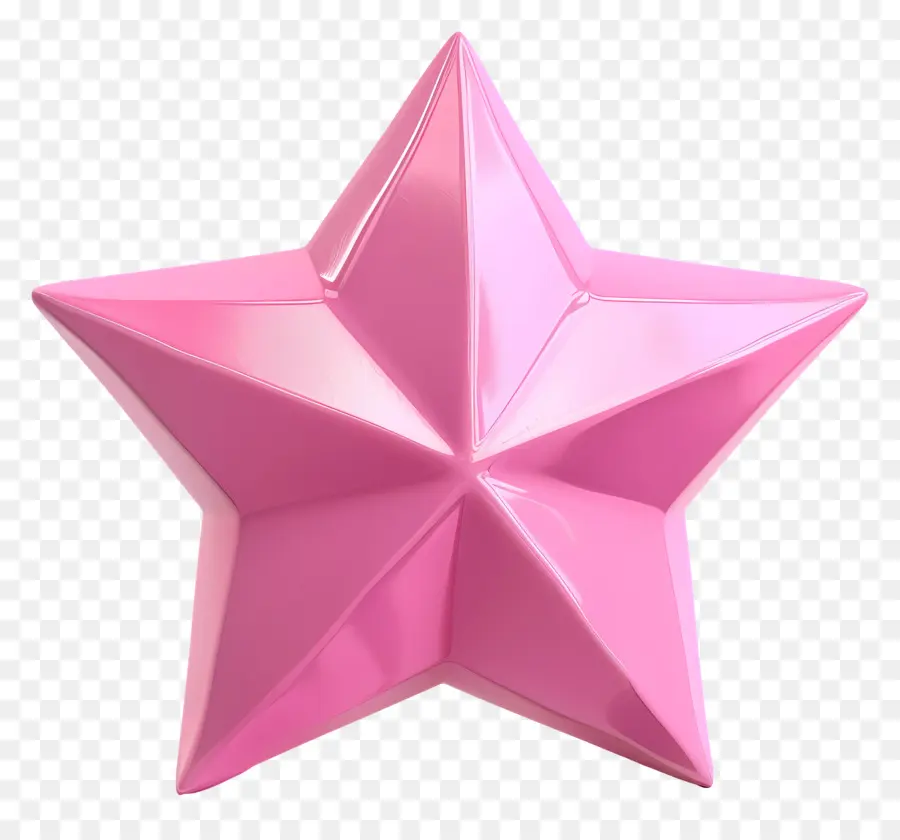Pink Star，Estrella De Vidrio PNG