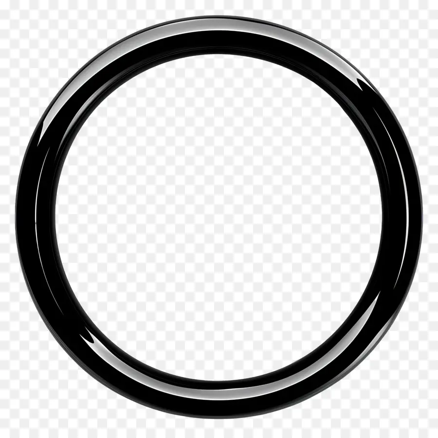 Circulo Negro，Anillo De Plata PNG