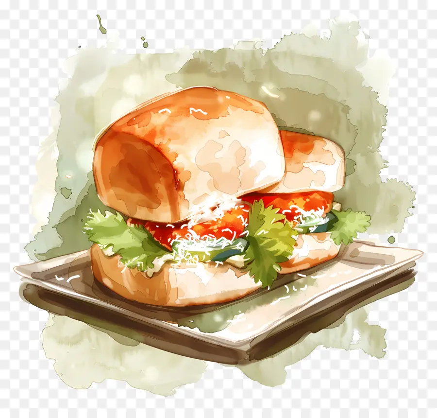 Vada Pav，Sándwich PNG