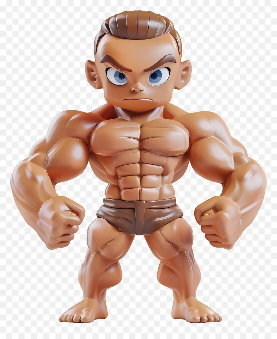 Figura Baki，Carácter Musculoso PNG