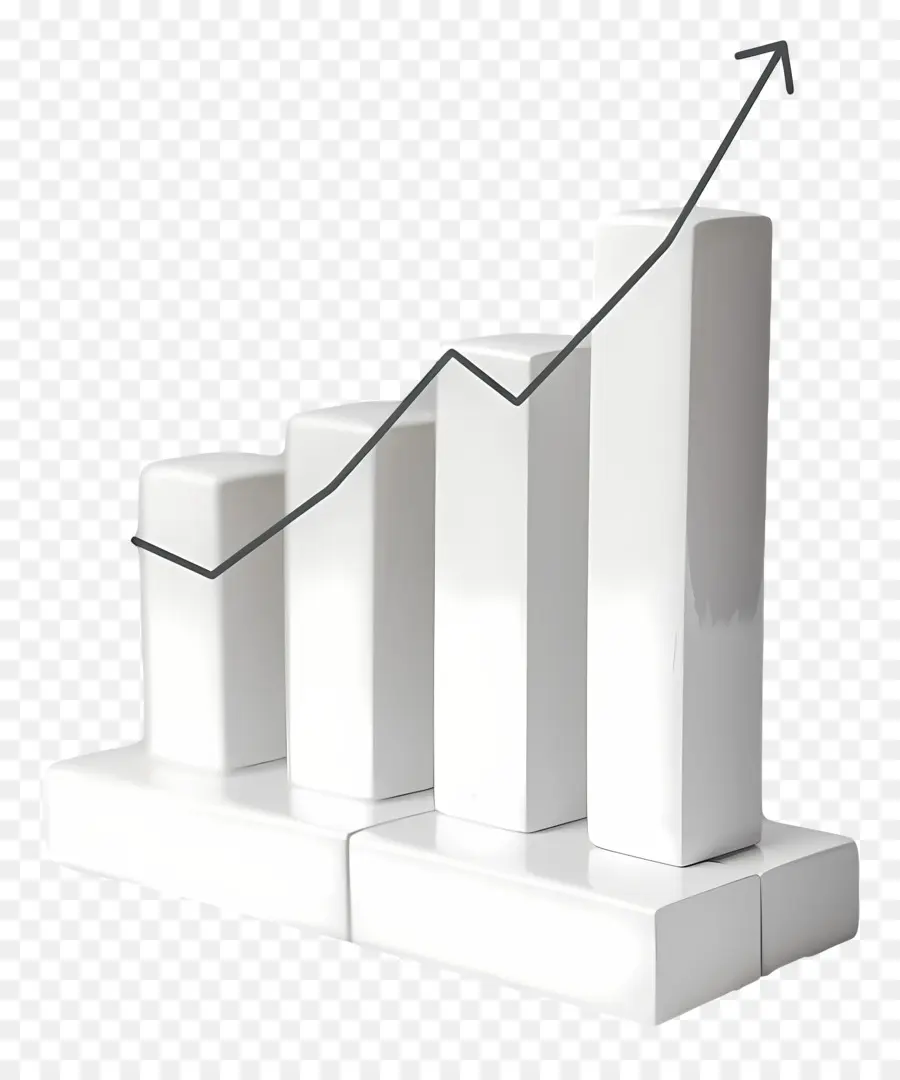 El Crecimiento Financiero，Line Graph PNG