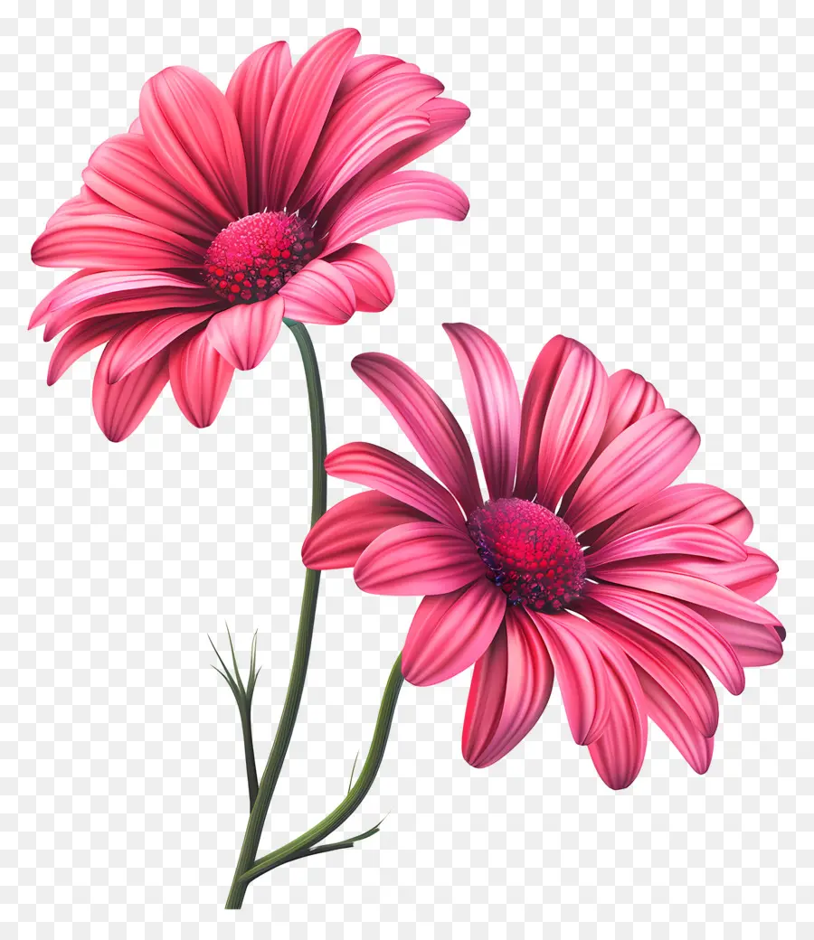 Transvaal Daisy，Flores De Color Rosa PNG