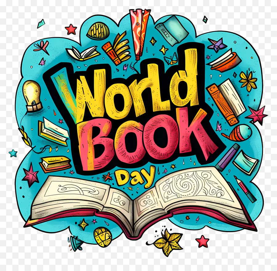 Mundo El Día Del Libro，Libros Educativos PNG