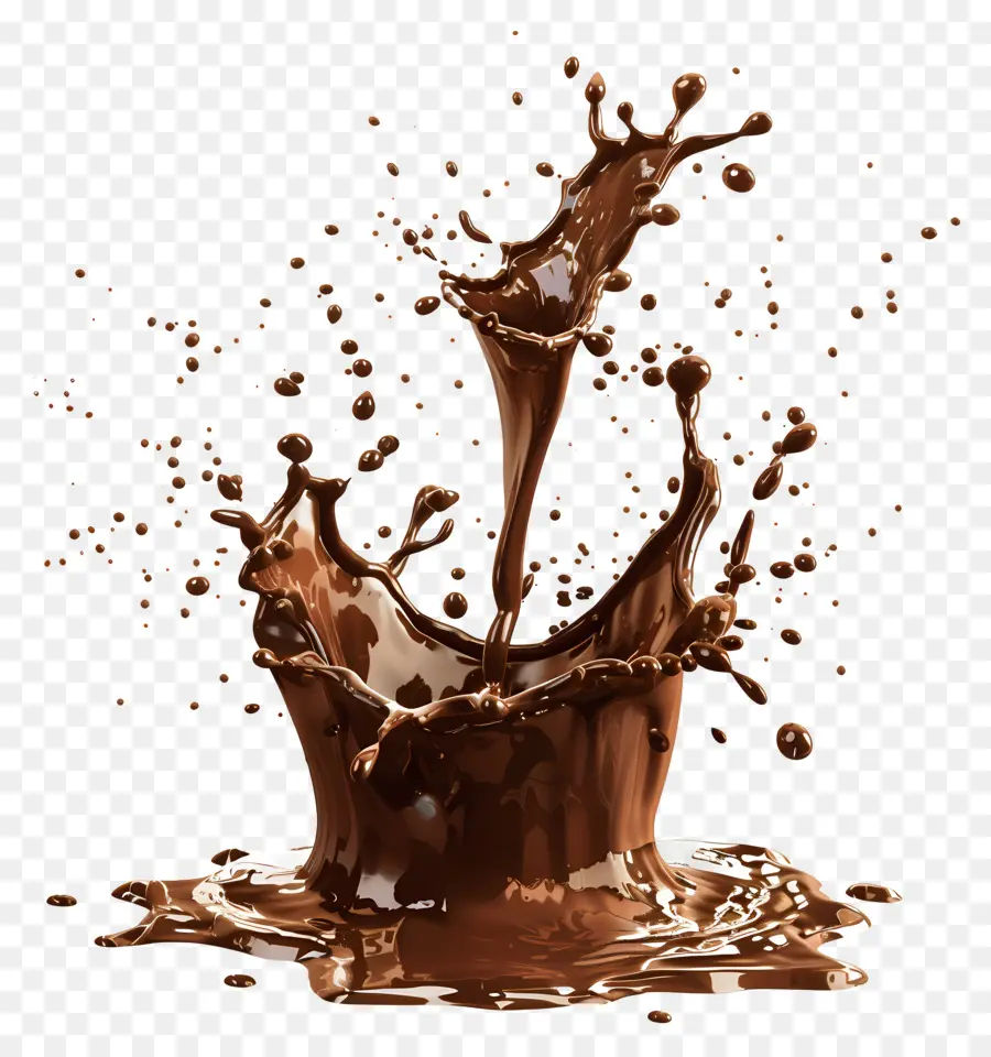 Salpicadera，Chocolate Splash PNG