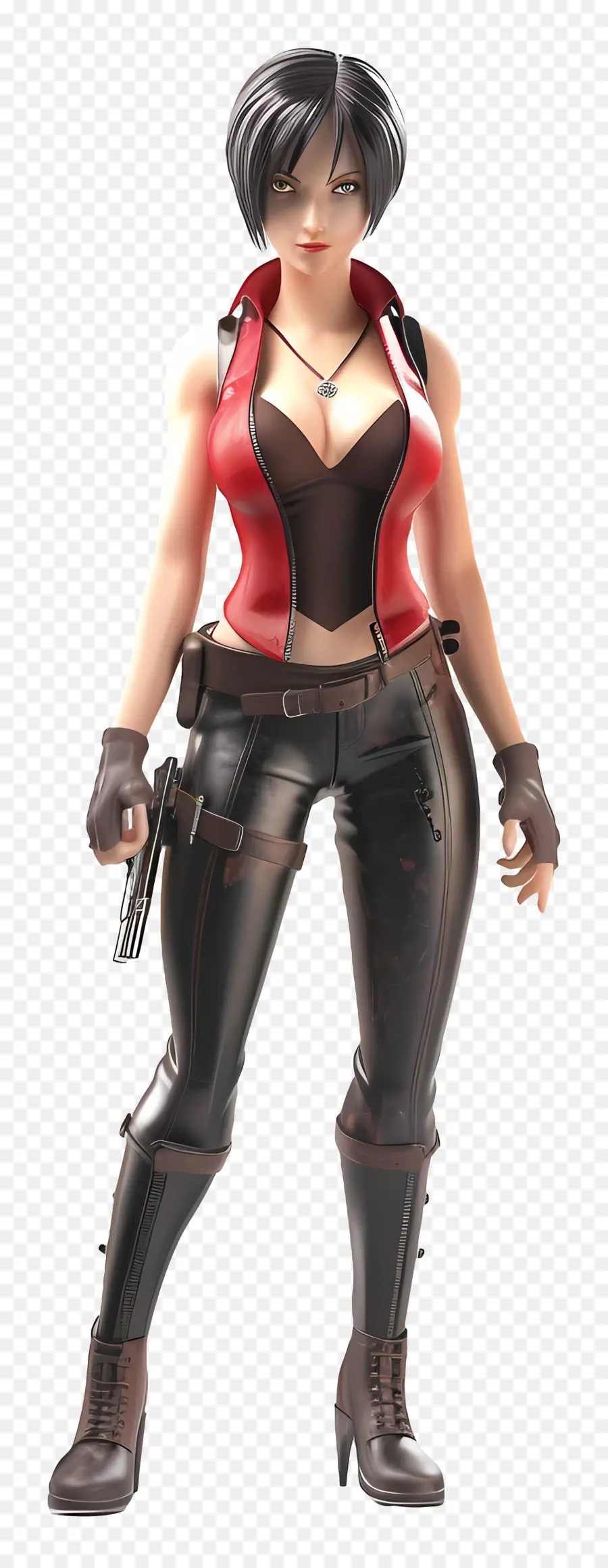 Figura De Ada Wong，Moda De Cuero PNG