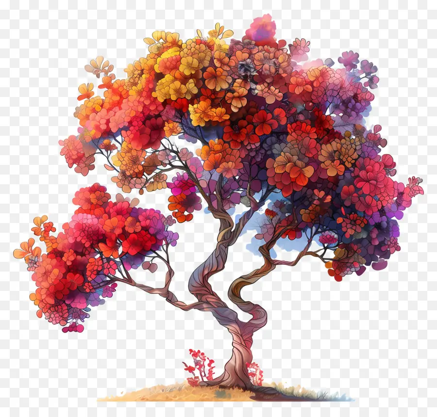 árbol Extravagante，árbol De Otoño PNG