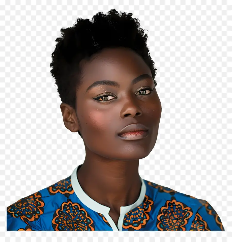 Mujer Africana，Mujer Afroamericana PNG