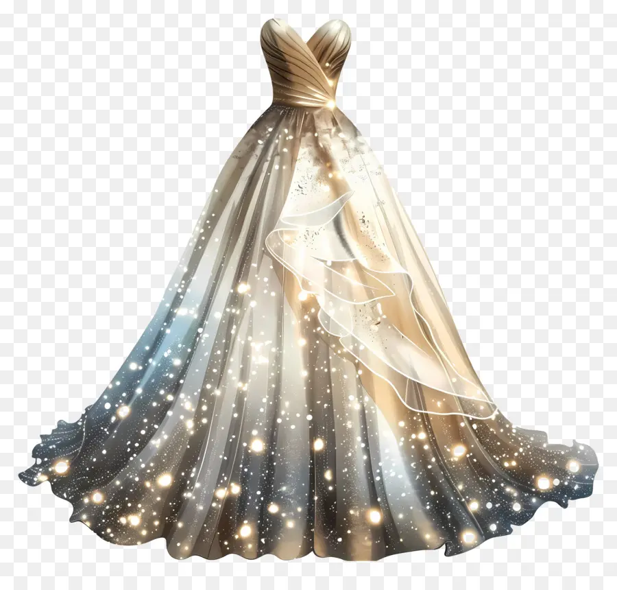 Vestido De Novia De Vestidos De Noche，Bata PNG