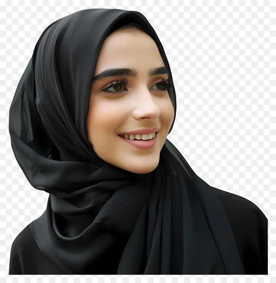 Hijab Negro，Hijab Moda PNG