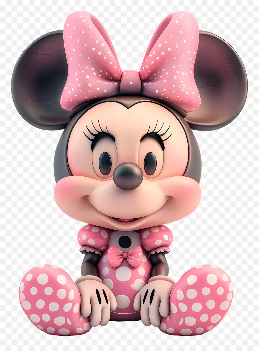 Ratón Minnie Rosa，Minnie Ratón PNG