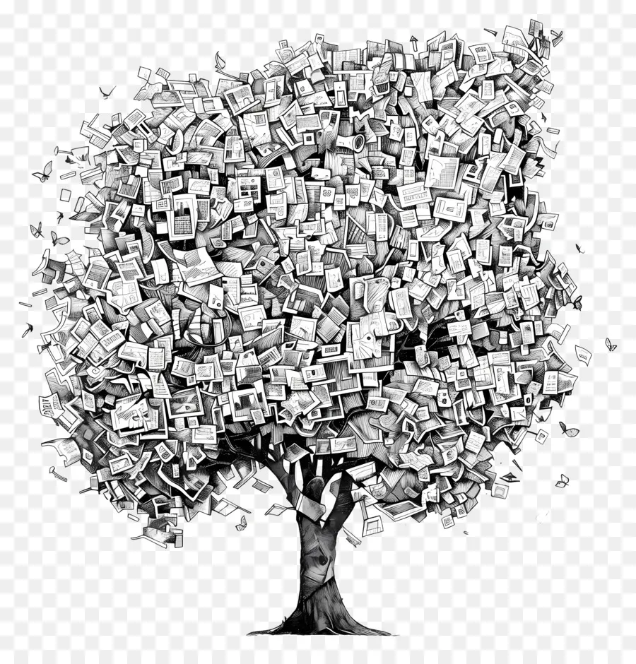 Árbol，árbol De Libros PNG