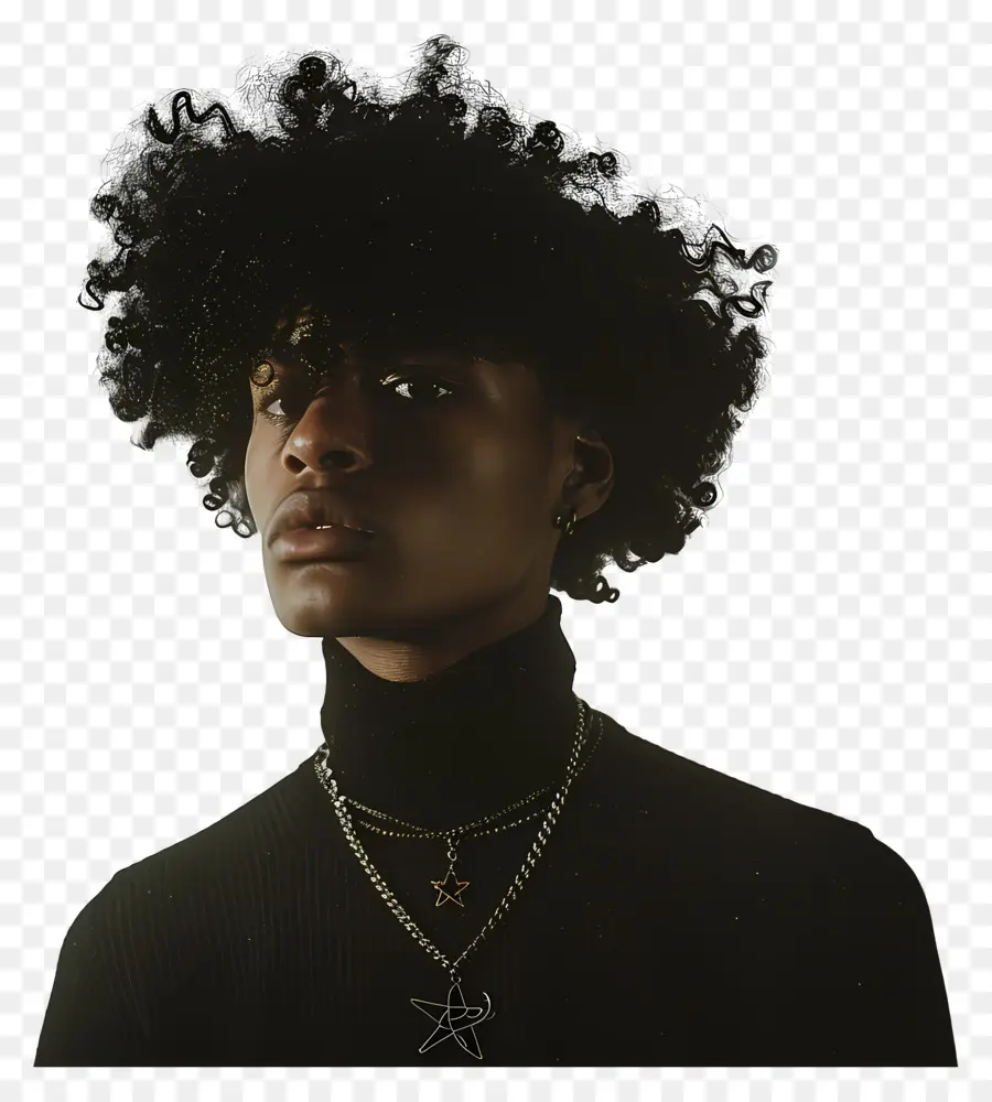 Black Man，Joven PNG