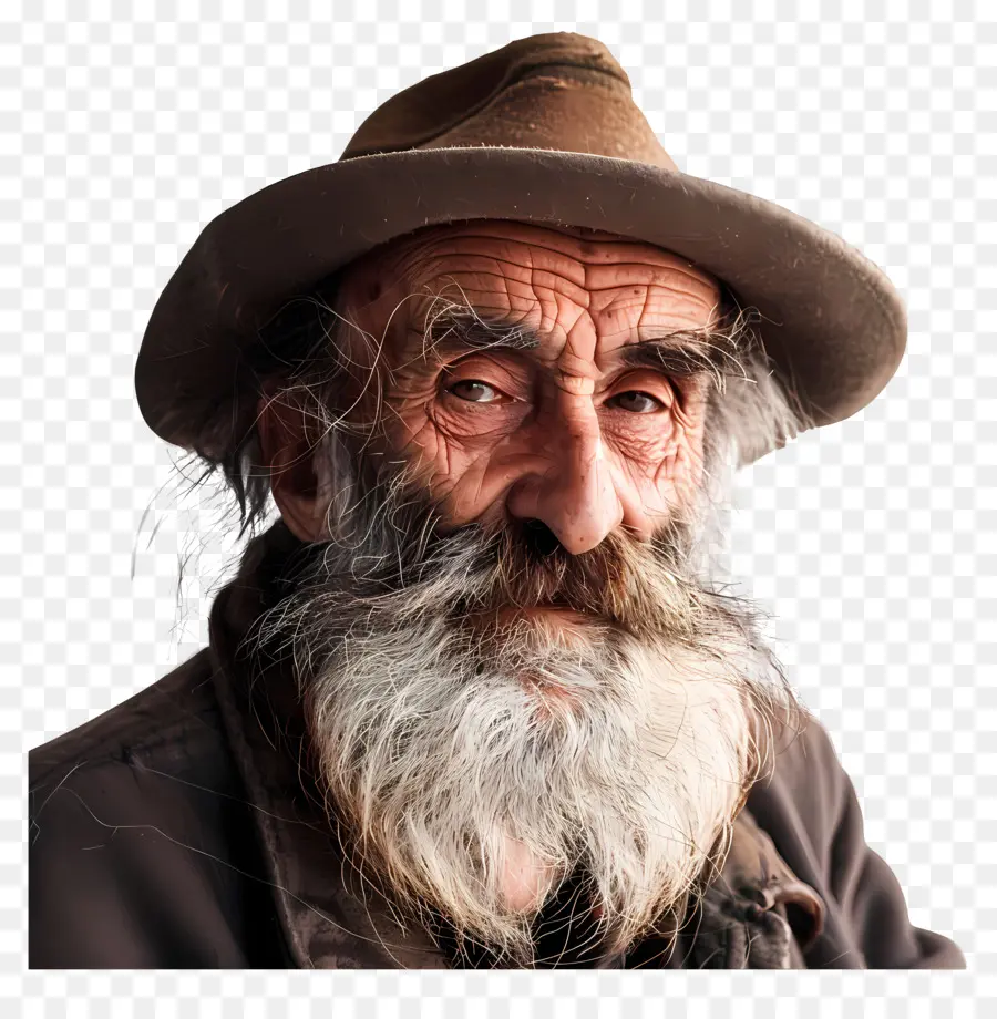 Anciano，Barba PNG