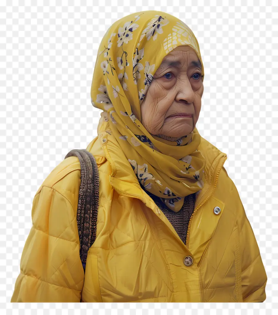 Anciana Musulmana，Mujer De Edad Avanzada PNG