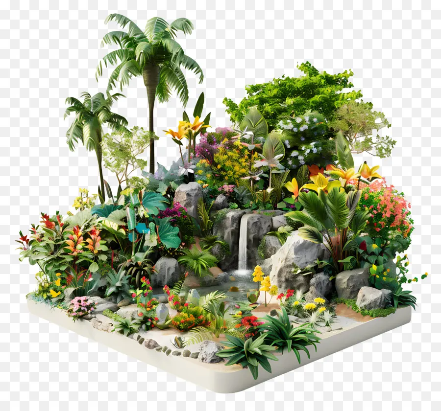Jardín Botánico，Jardín Tropical PNG