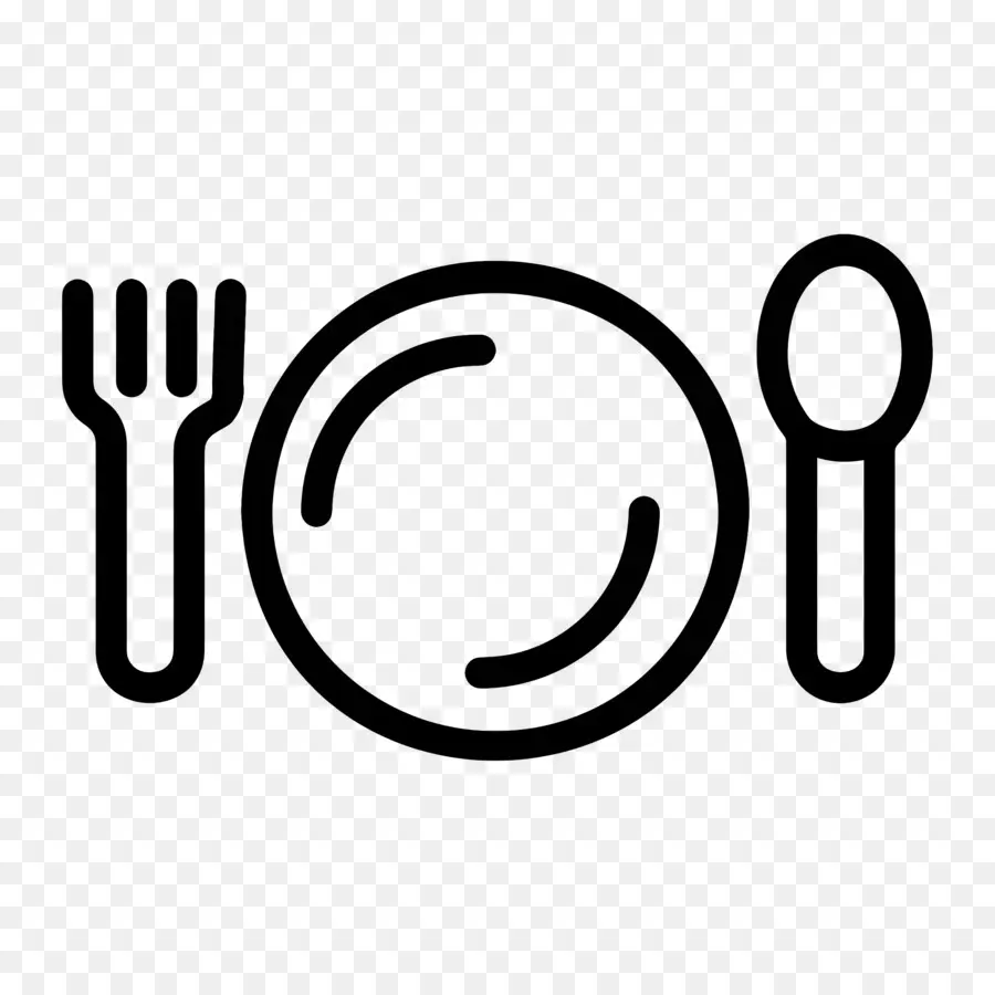 La Comida Logotipo，Black Background PNG