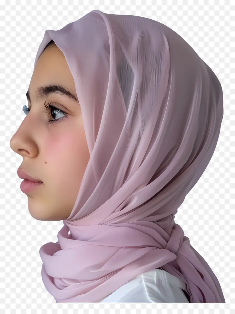 Hijab Pasteles，Chica PNG