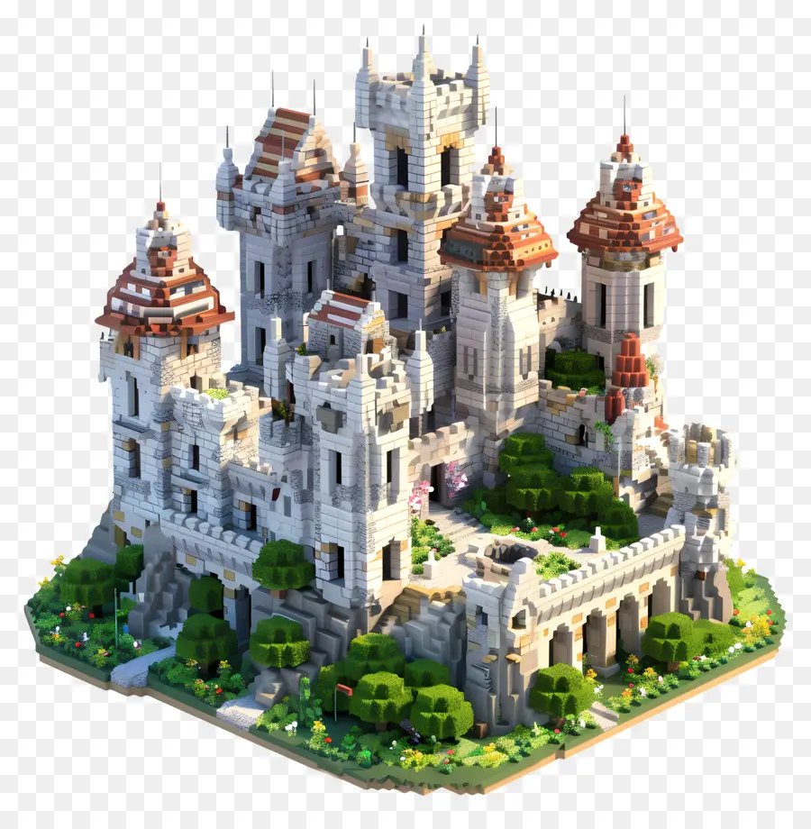 Castillo De Minecraft，Minecraft PNG