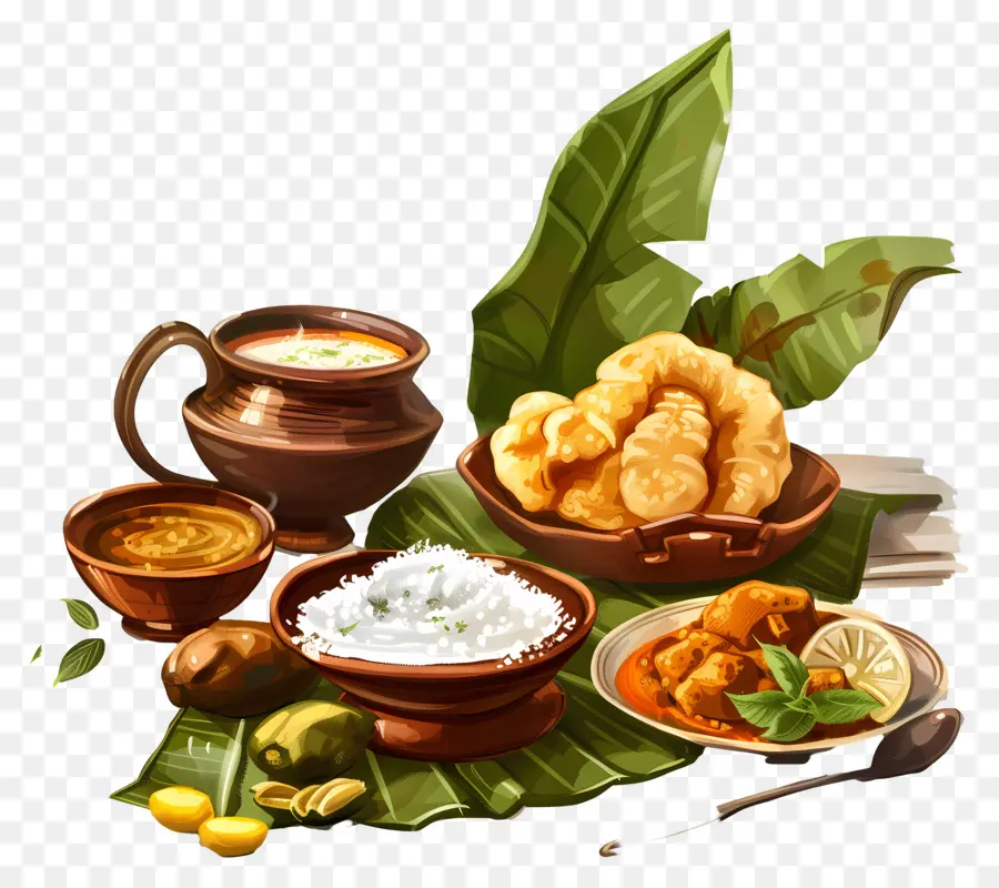 Desayuno De Kerala，La Cocina India PNG