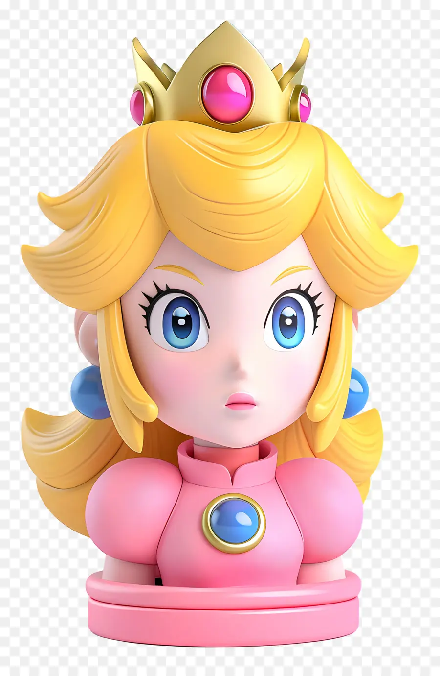 La Princesa Peach，Estatua De Princesa PNG