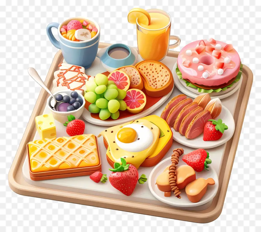 Alimentos Para El Desayuno，El Desayuno PNG