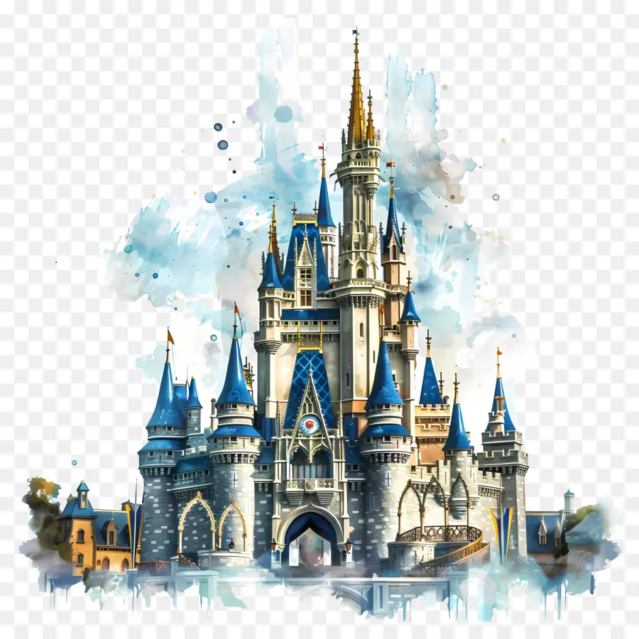 Castillo De Disney，Castillo Colorido PNG