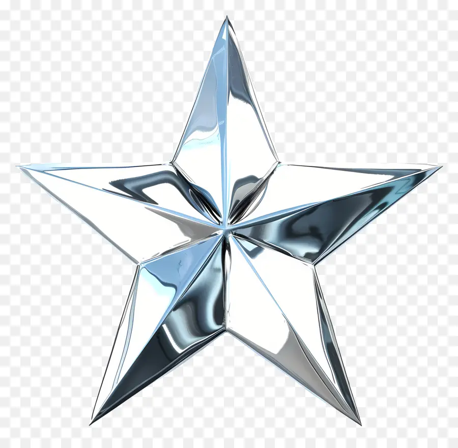 La Estrella De Plata，Metal Pulido PNG