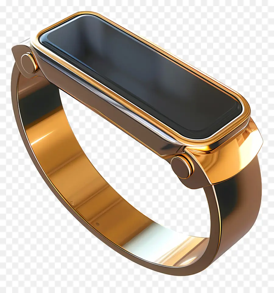 Fitbit，Reloj De Oro PNG