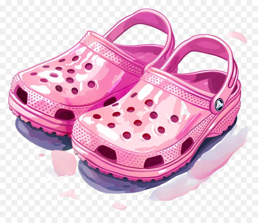 Cocodrilos，Zapatillas Rosas PNG