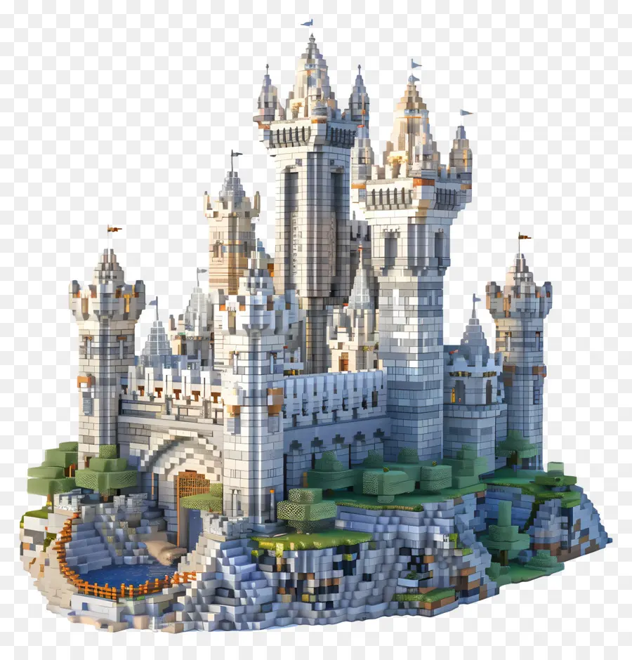 Castillo De Minecraft，Castillo PNG