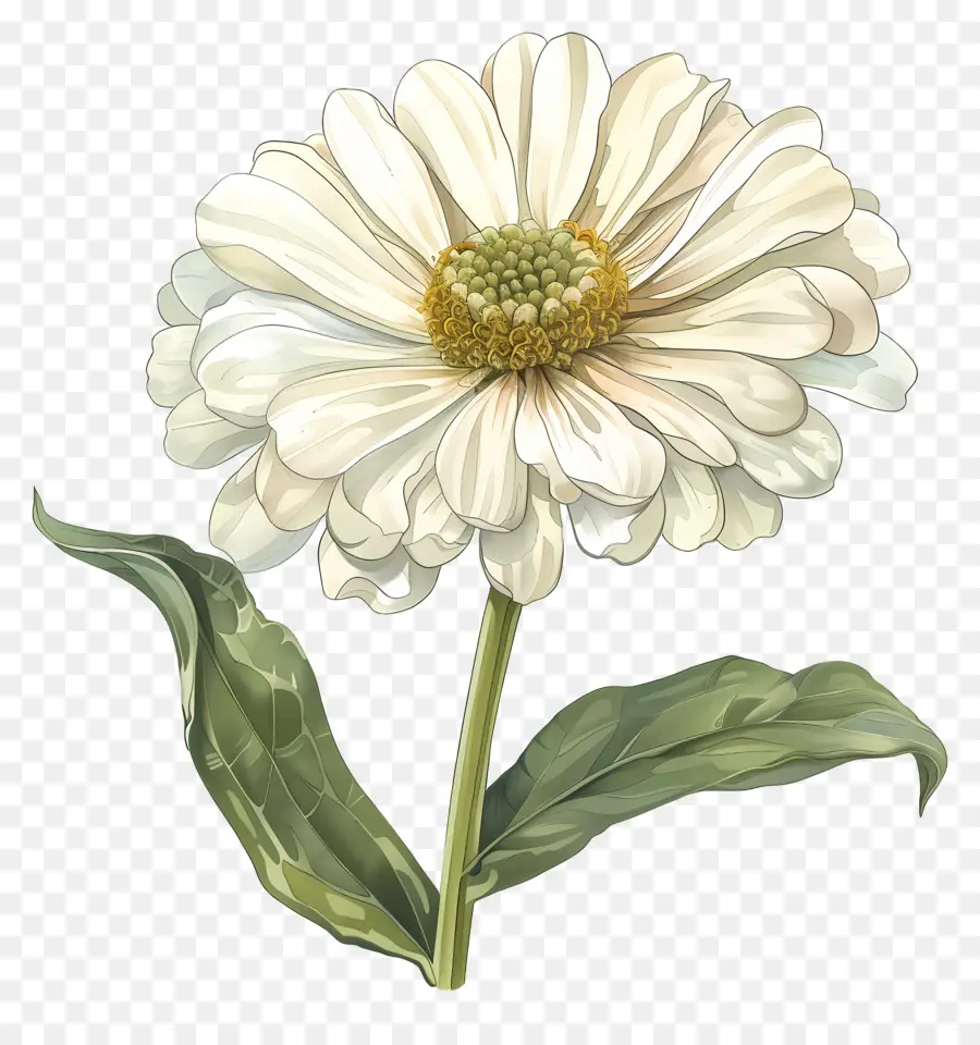 Blanco De Caléndula，Flor Blanca PNG