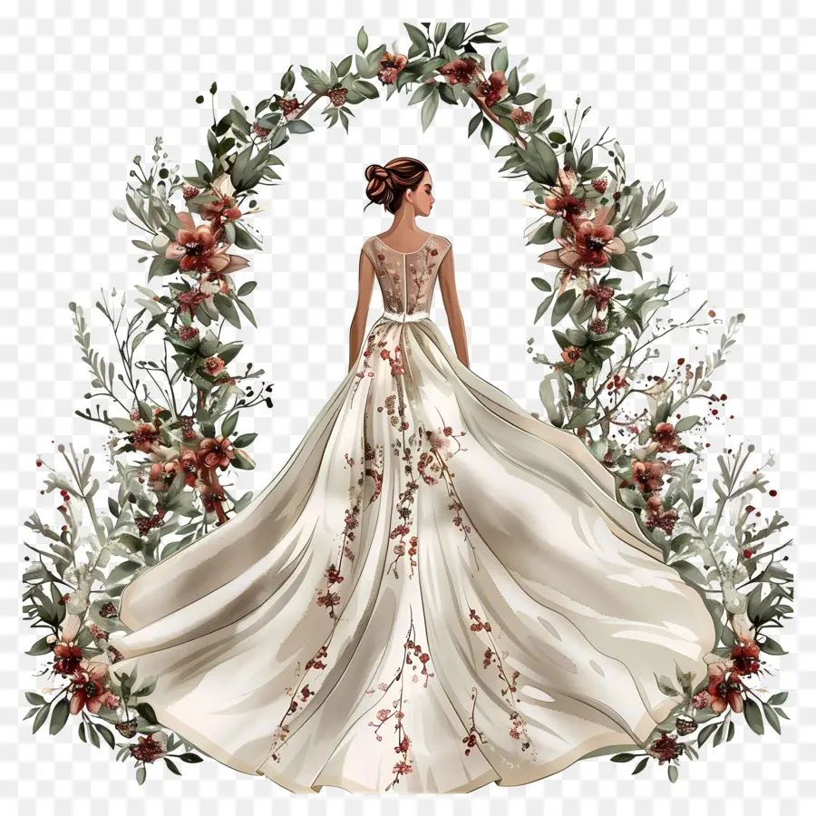 Vestido De Novia De Aline，Vestido De Novia PNG