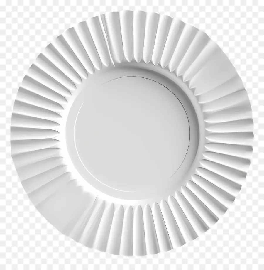 Plato De Papel，Plato De Plástico Blanco PNG